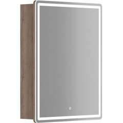 Sancos Шкаф с зеркалом Mirror MI60EG (с LED подсветкой, дуб галифакс натуральный)