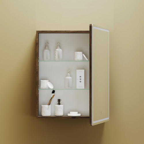 Sancos Шкаф с зеркалом Mirror MI60ECH (с LED подсветкой)