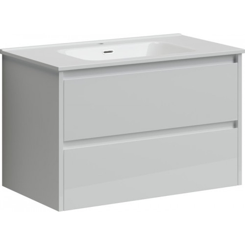 Sancos Тумба под умывальник Libra LB80W (белый глянец)