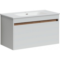 Sancos Тумба под умывальник Smart SM90W (белый глянец)