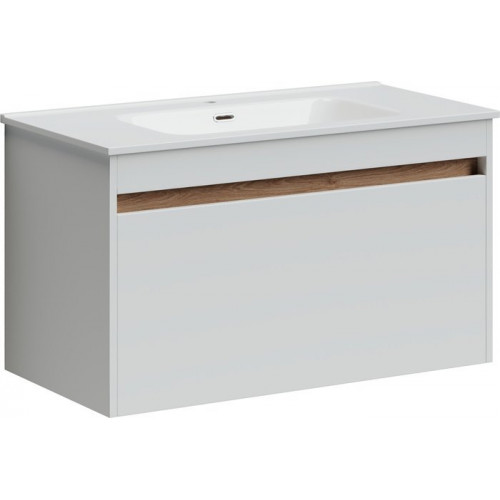 Sancos Тумба под умывальник Smart SM90W (белый глянец)