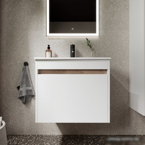 Sancos Тумба под умывальник Smart SM60W (белый глянец)