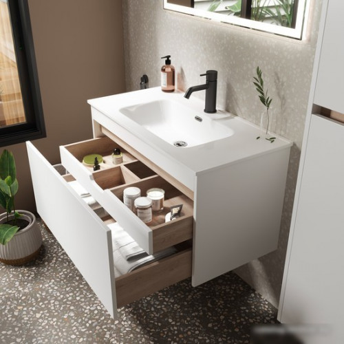 Sancos Тумба под умывальник Smart SM60W (белый глянец)