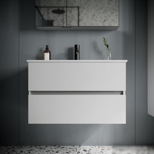 Sancos Тумба под умывальник Urban UR80W (белый глянец)
