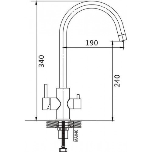 Смеситель Shevanik S128T