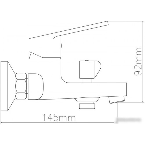 Смеситель Voda Level LV54acs