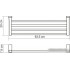 Полка для полотенца Wasserkraft Lopau K-6011