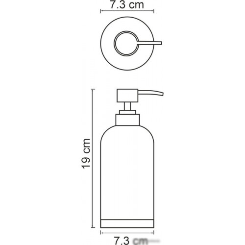 Дозатор для жидкого мыла Wasserkraft Vils K-6199