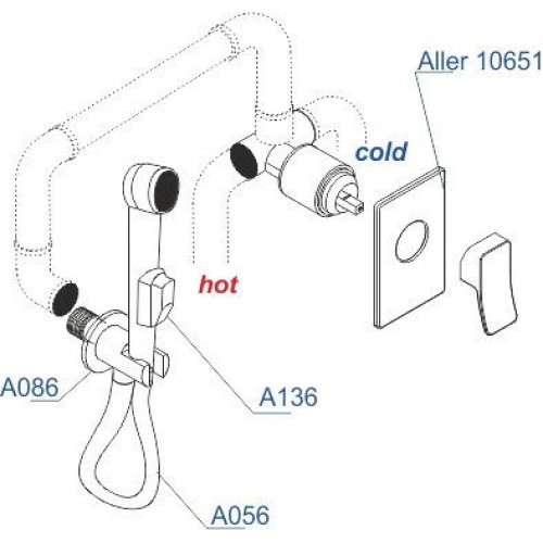 Комплект смесителей Wasserkraft A106156