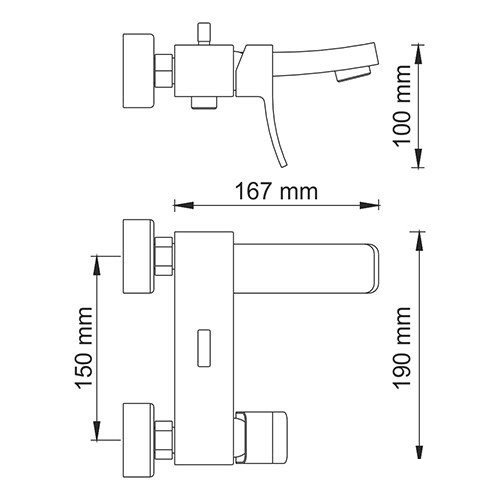 Смеситель Wasserkraft Exter 1601