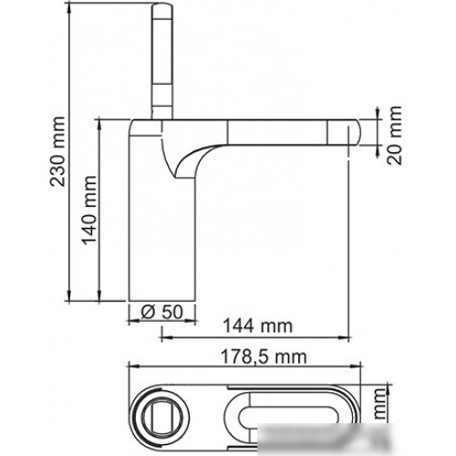 Смеситель Wasserkraft Kammel 1803