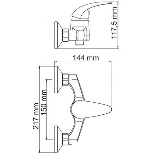 Смеситель Wasserkraft Isen 2602