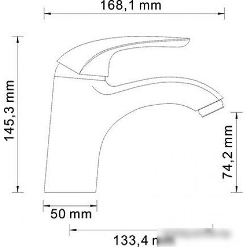 Смеситель Wasserkraft Rossel 2803