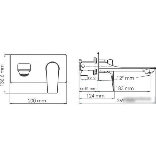 Смеситель Wasserkraft Lopau 3230