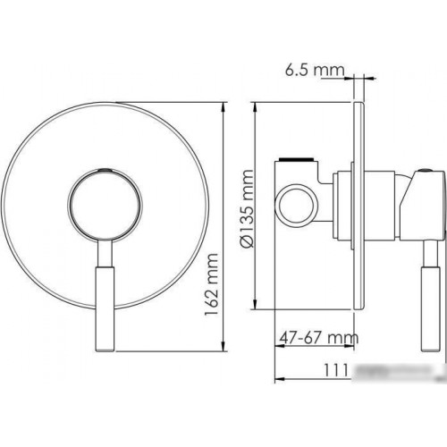 Смеситель Wasserkraft Gollach 3351