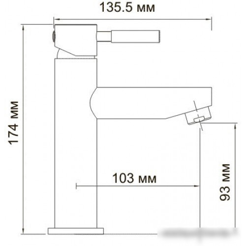 Смеситель Wasserkraft Main 4104