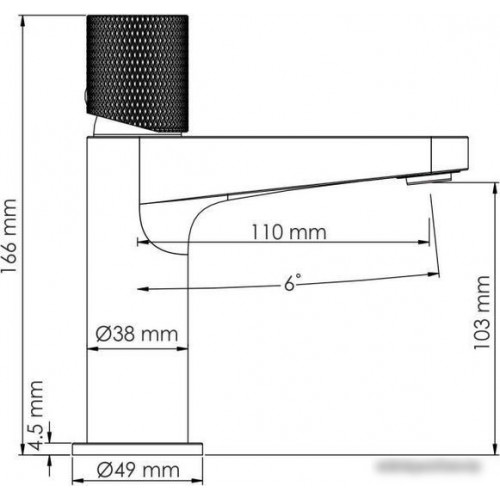 Смеситель Wasserkraft Mosel 4603