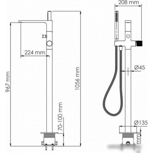 Смеситель Wasserkraft Mosel 4621