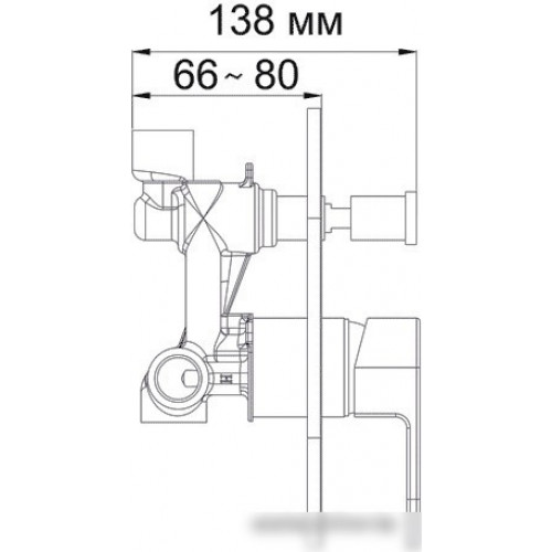 Смеситель Wasserkraft Donau 5361