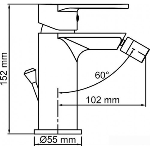 Смеситель Wasserkraft Elbe 7406