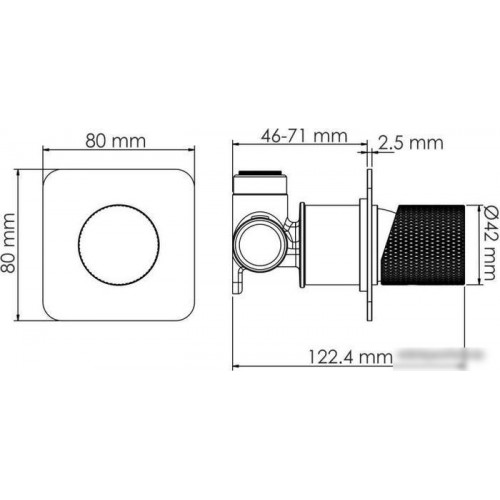 Смеситель Wasserkraft Ems 7651