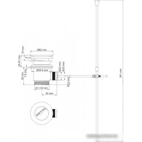 Смеситель Wasserkraft Mindel 8506