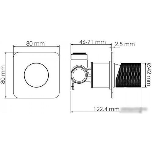 Смеситель Wasserkraft Paar 8851