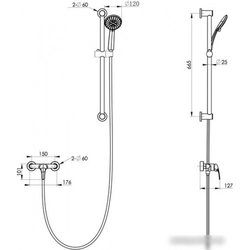 Смеситель Wonzon&Woghand WW-4570-MW