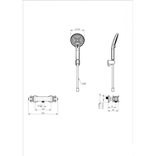 Смеситель Wonzon&Woghand WW-B2048-A-MW