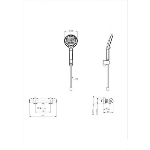 Смеситель Wonzon&Woghand WW-B2003-A-CR