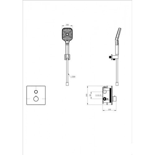 Смеситель Wonzon&Woghand WW-D1017-B-MW