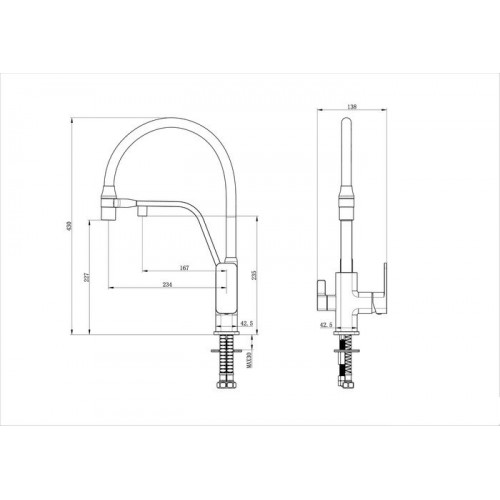 Смеситель Wonzon&Woghand WW-88458013-CR