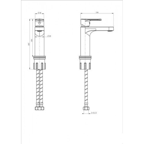 Смеситель Wonzon&Woghand WW-H1032-BG