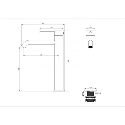 Смеситель Wonzon&Woghand WW-88239017-BG