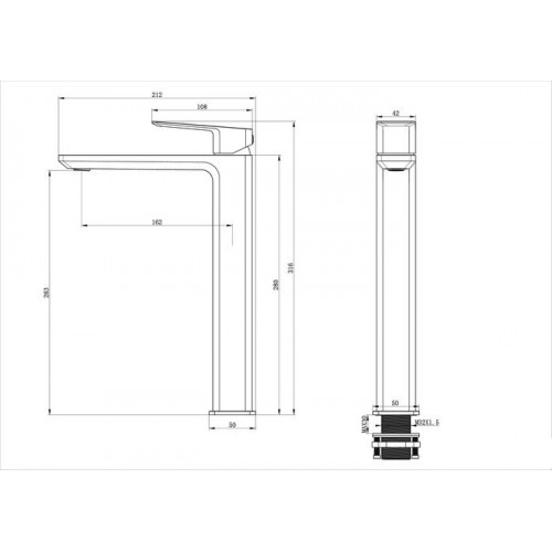 Смеситель Wonzon&Woghand WW-88239011-CR