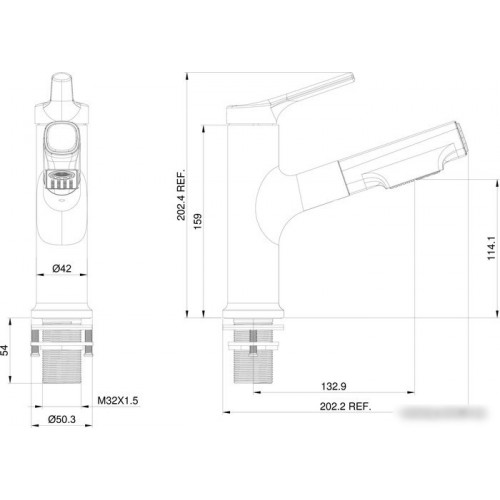 Смеситель Wonzon&Woghand WW-A40862-MW