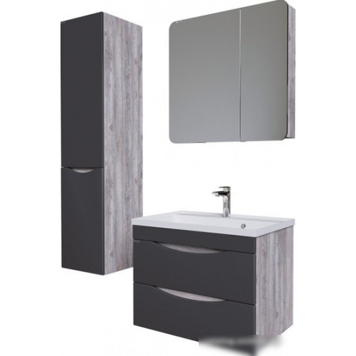 Grossman Шкаф с зеркалом Талис 80 L 208009