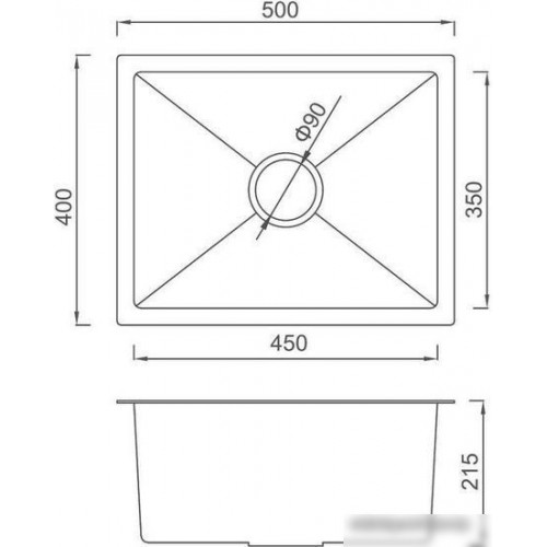 Кухонная мойка Gappo GS5040