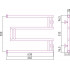 Полотенцесушитель Сунержа High-Tech model M 500x650 05-0050-5065