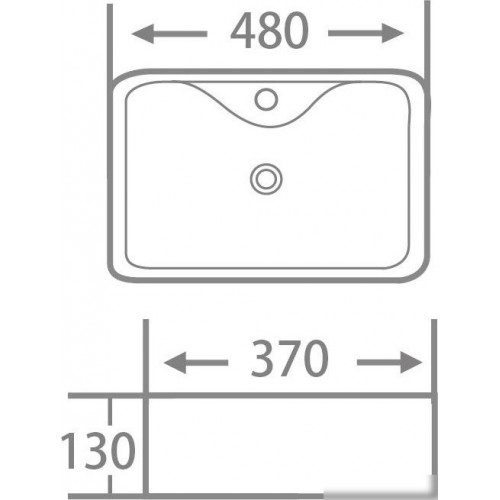 Умывальник Roxen Lex 570185