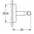 Крючок для ванны Grohe BauCosmopolitan 40461001
