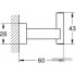 Крючок для ванны Grohe Essentials Cube 40511001 (хром)