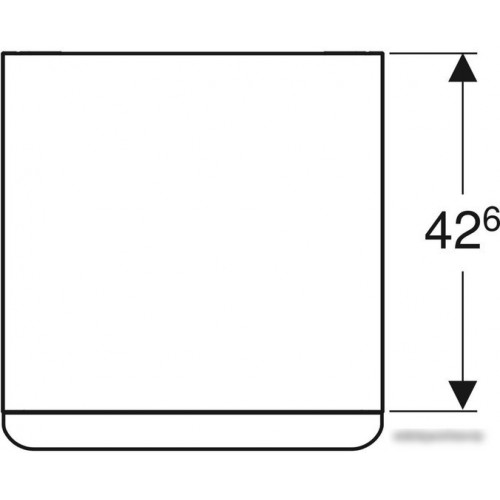 Geberit Тумба Smyle Square 45 500.357.JR.1 (темный орех)