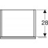 Geberit Шкаф-пенал Smyle Square 36 500.361.JR.1 (темный орех)