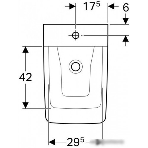 Биде Geberit Xeno 2 500.501.01.1
