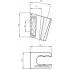 Держатель душевой лейки IDDIS 080CP00i53