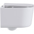 Унитаз подвесной Roxen Simple compact в комплекте с инсталляцией StounFix Dual Fresh 6 в 1 968480 (кнопка: брашированное золото)