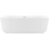 Ванна Wellsee Air Gap S 166x78 23850101R (отдельностоящая ванна белый глянец, экран, ножки, сифон-автомат хром)