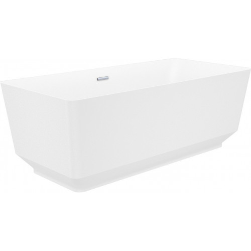 Ванна Wellsee Air Gap S 166x78 23850101R (отдельностоящая ванна белый глянец, экран, ножки, сифон-автомат хром)