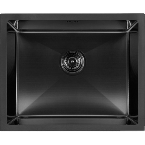Кухонная мойка ARFEKA ECO AR 550*450 BLACK PVD NANO DECOR MILLET GRAINS